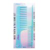 Hair Comb Set 2pk Tail & Wide Tooth Blue-wholesale