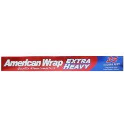 American Aluminum Foil  25sq Ft Xtra Hvy-wholesale