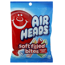Airheads Candy Soft Filled Bites 6oz-wholesale