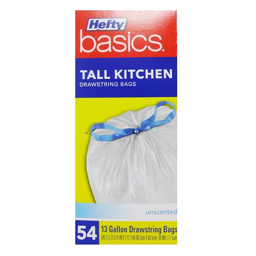 Hefty Kitchen Bags 54ct 13 Gl-wholesale Hefty Kitchen Bags 54ct 13 Gl-wholesale