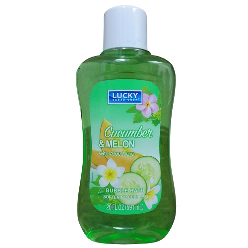 Lucky Bubble Bath 20oz Cucumber & Mel-wholesale Lucky Bubble Bath 20oz Cucumber & Mel-wholesale