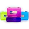 Utility Box Asst Clear Clrs-wholesale