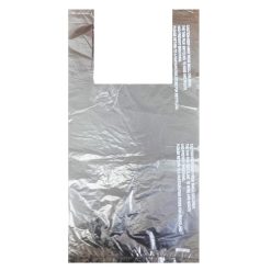 T-Shirt Bags 740ct 8X4X16 Black-wholesale