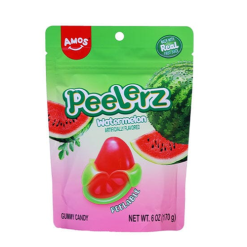 Amos Peelerz Gummy Watermelon 6oz-wholesale