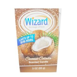 Wizard Scented Candle 3oz Coconut Colada-wholesale