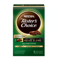 Nescafe Tasters Choice 5ct Decaf 0.52oz-wholesale