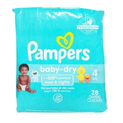Pampers Diapers #4 28ct Baby-Dry-wholesale