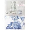 Shower Curtain Fabric 13pc 70X70 Blue Fl-wholesale