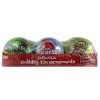 X-Mas Ornament Tin W-Candy Asst-wholesale
