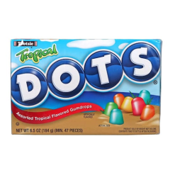 Dots Gummy Tropical Theater Box 6.5oz-wholesale