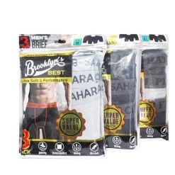Brooklyns Mens Boxer Briefs 3pk Asst Sz-wholesale