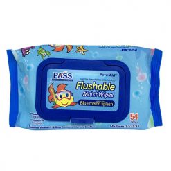 Pure-Aid Flushable Moist Wipes 54ct