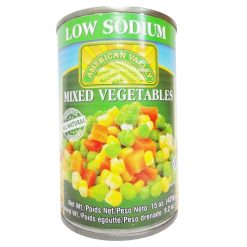 A.V Mixed Vegetables 15oz Can Low Sdium-wholesale