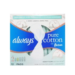 Always Pads 12ct Pure Cotton Heavy-wholesale
