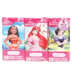 Facial Tissue Pocket 10ct 6pk Princess-wholesale