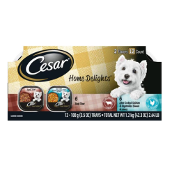Cesar Dog Food 3.5oz 2 Asst Flavors-wholesale