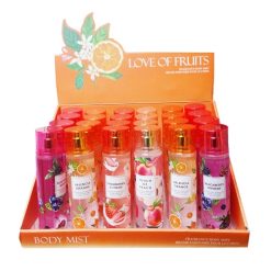 Woman Body Mist 8oz Love Of Fruits Disp-wholesale