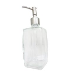 Glass Dispenser W-Pump 16.9oz Clear-wholesale