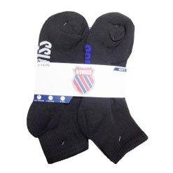 Mens Ankle Socks 6pk 10-13 Black-wholesale