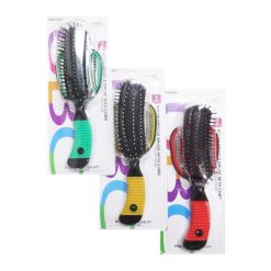 Hair Brush & Mirror Set 2pc Asst Clrs-wholesale