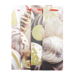 X-Mas Wine Gift Bags Asst-wholesale