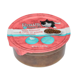 Paws H.L Cat Food 2.75oz Salmo & Crab-wholesale