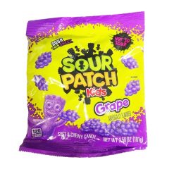 Sour Patch Chewy Candy 3.58oz Grape-wholesale
