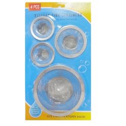 Kitchen Sink Strainer 4pk Asst Sizes-wholesale