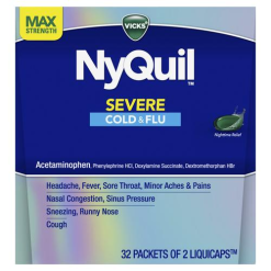 Vicks NyQuil Liq Caps 32ct Of 2 Cold & F-wholesale