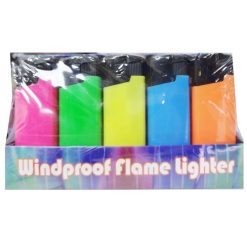 Lighter Wind Proof Neon Asst Clrs-wholesale