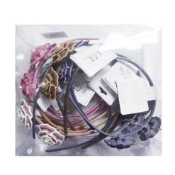 Headband W-Flowers Asst Clrs-wholesale