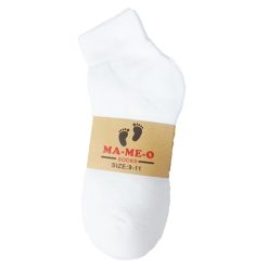 Mens Socks Low Top 4pk 9-11 White-wholesale