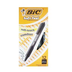 Bic Pens Soft Feel 12ct Black-wholesale