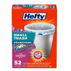 Hefty Trash Bags 52ct 4 Gl Fabuloso-wholesale