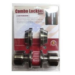 Door Combo Lock Set Bronze-wholesale