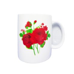 Coffee Mug 11oz W-Red Rose-wholesale