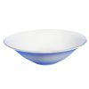 Bowl Porcelain 7in Gold Rim-wholesale