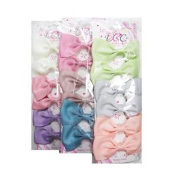 Hair Metal Snaps 6pk W-Bow Asst-wholesale