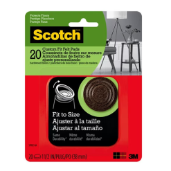 Scotch Felt Pads 20ct Black-wholesale