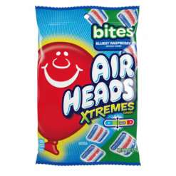 Airheads Xtremes Bites 6oz Bluest Rspbrr-wholesale