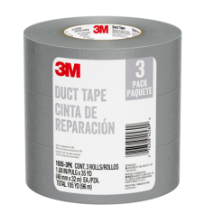 3M Duct Tape 3pk 1.88 X 35yd Grey-wholesale