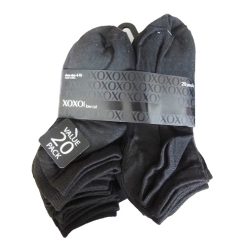 XOXO Socks Low Cut 20pk Black Asst-wholesale