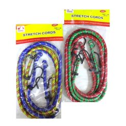 Bungee Cords 2pc 7mm Asst Clrs-wholesale