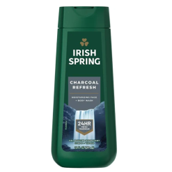 Irish Spring Body Wash 20oz Charcoal Ref-wholesale