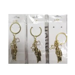 Keychain San Judas Gold-wholesale