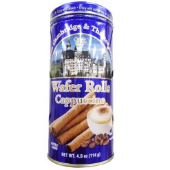 C & T Wafer Rolls Cappuccino 4.0oz Tin C-wholesale