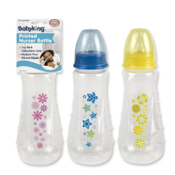 Baby Bottle 8oz Printed Asst-wholesale