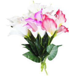 Calla Lily Bouque 7 Heads Asst Clrs-wholesale