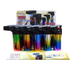 Lighter Eagle Torch Neo Chrome Asst Clrs-wholesale