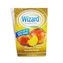 Wizard Scented Candle 3oz Mango Peach-wholesale